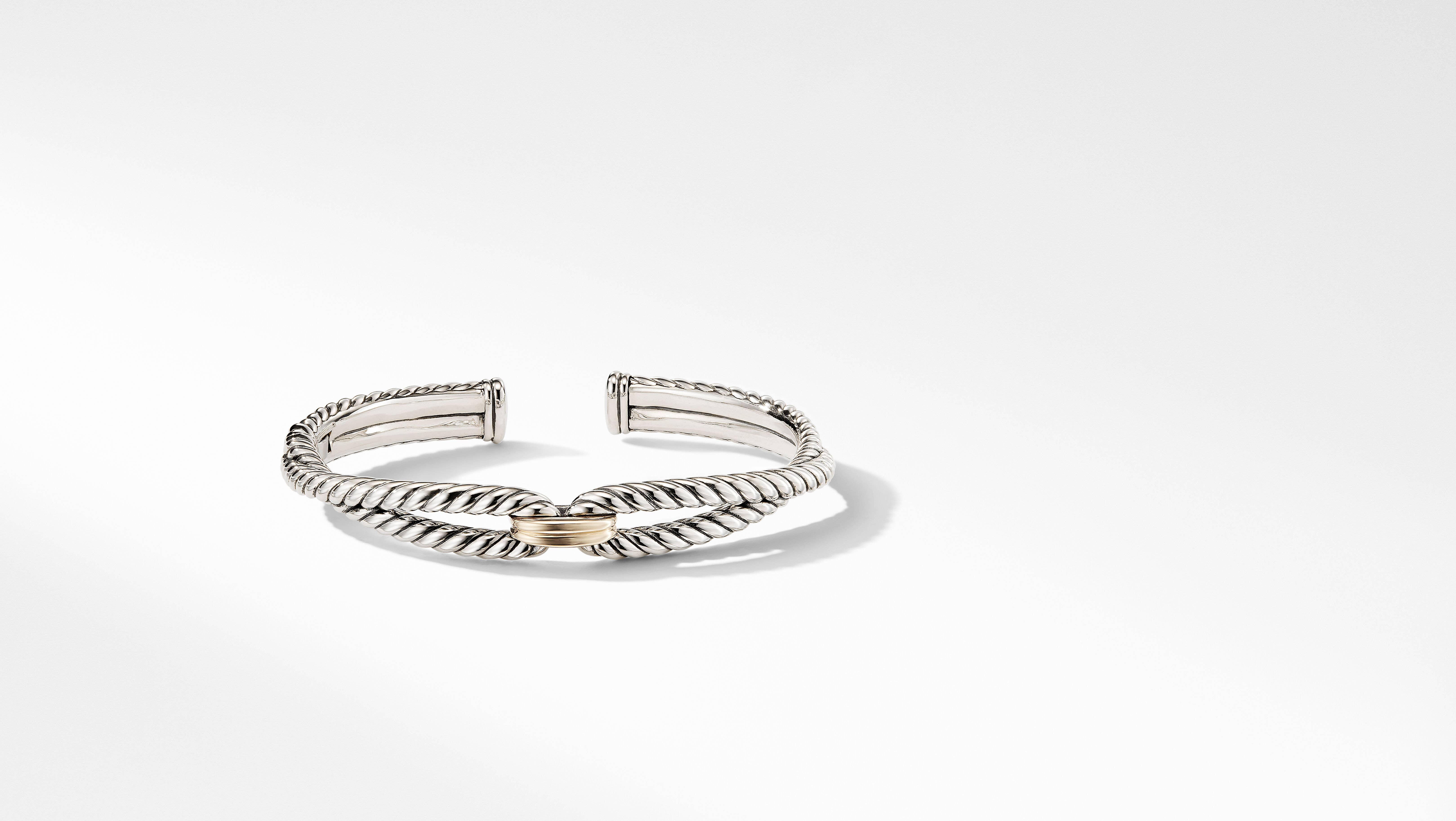 David Yurman Cable Loop Bracelet with 18K Gold