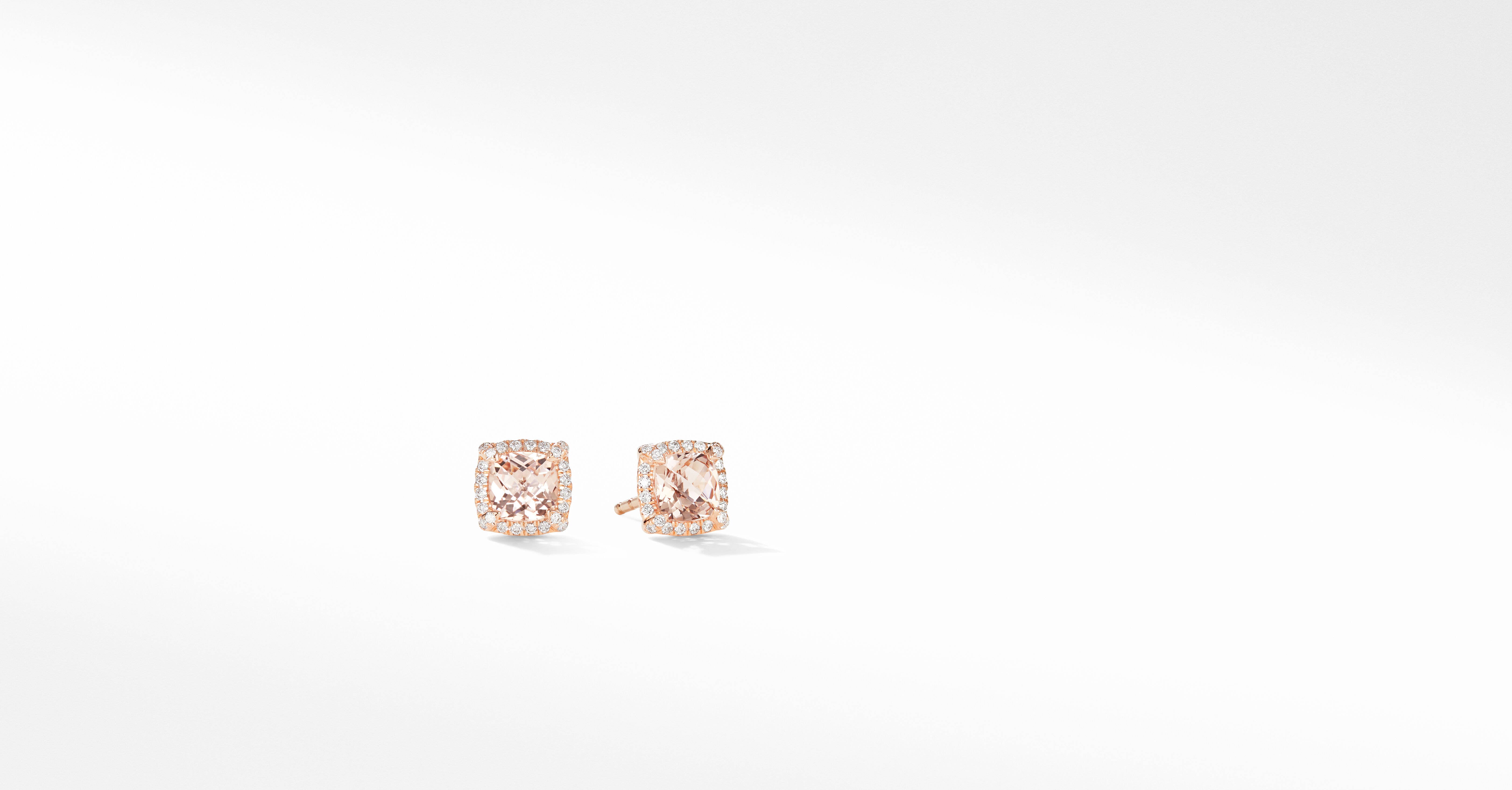 Certified 14k Rose Gold Bezel Round Brown Diamond Stud Earrings 075 ct  tw Brown SI1SI2  DiamondStudscom