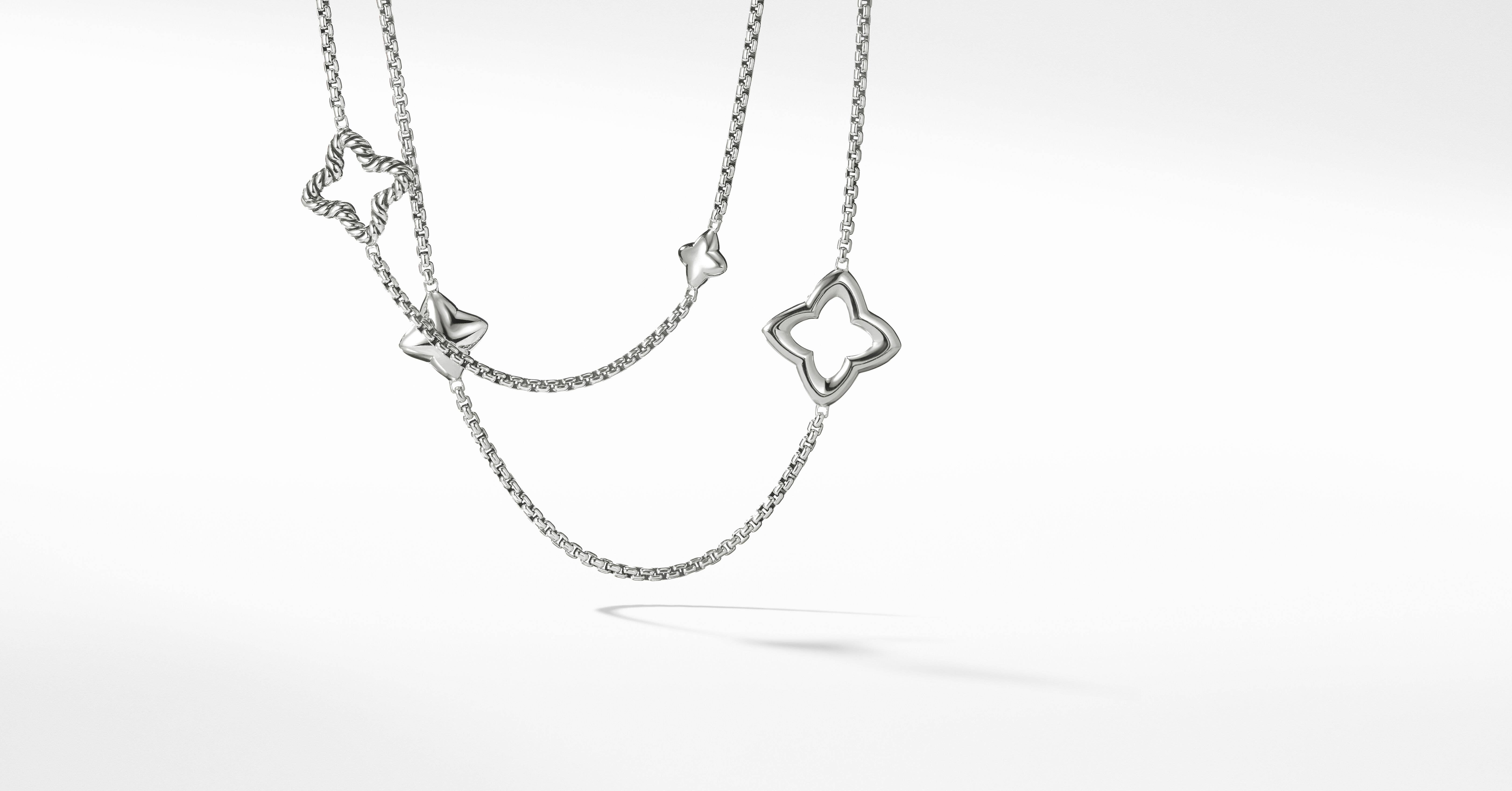 david yurman quatrefoil diamond necklace