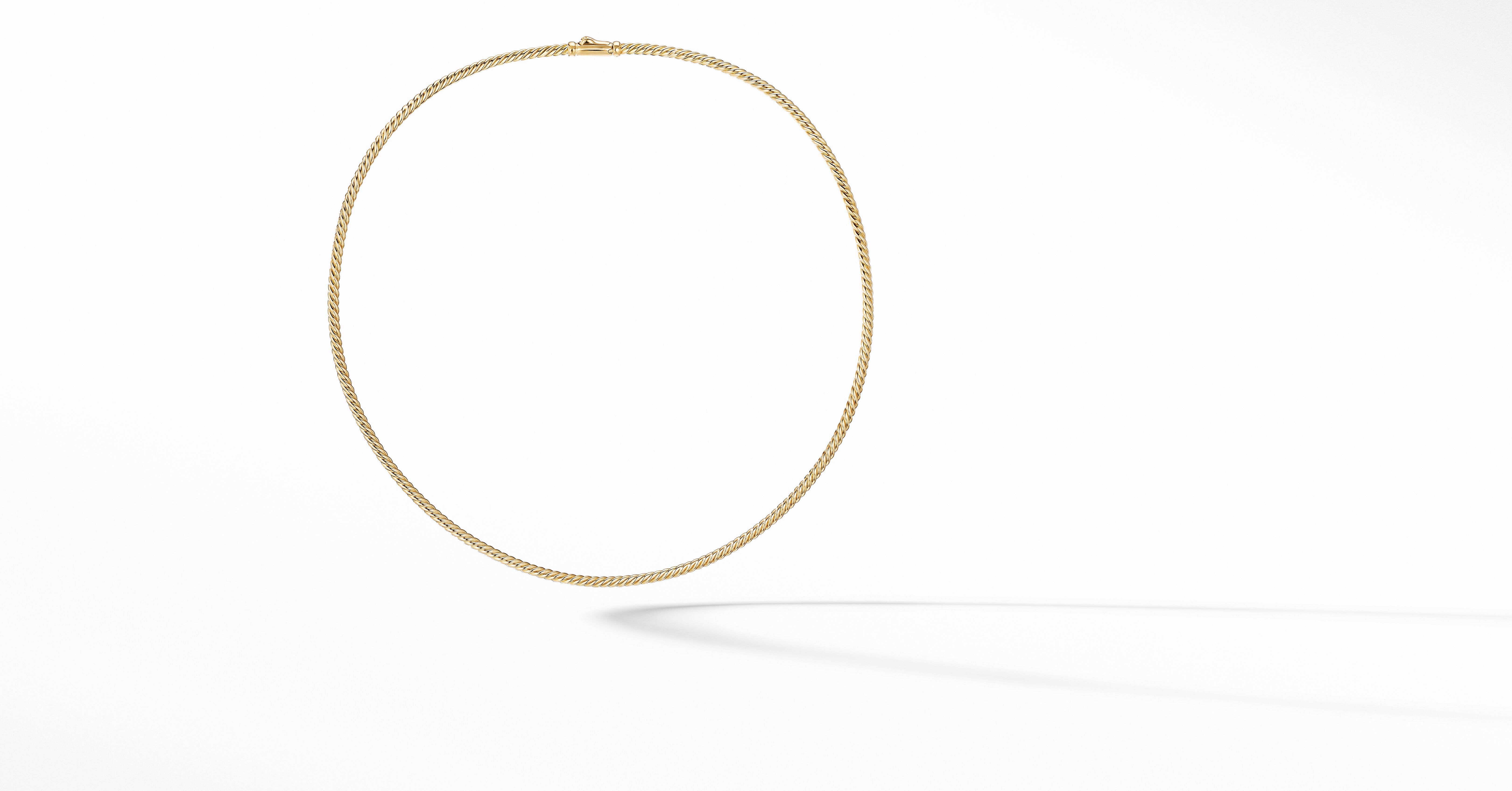 18K Yellow Gold Necklace With Interlocking G