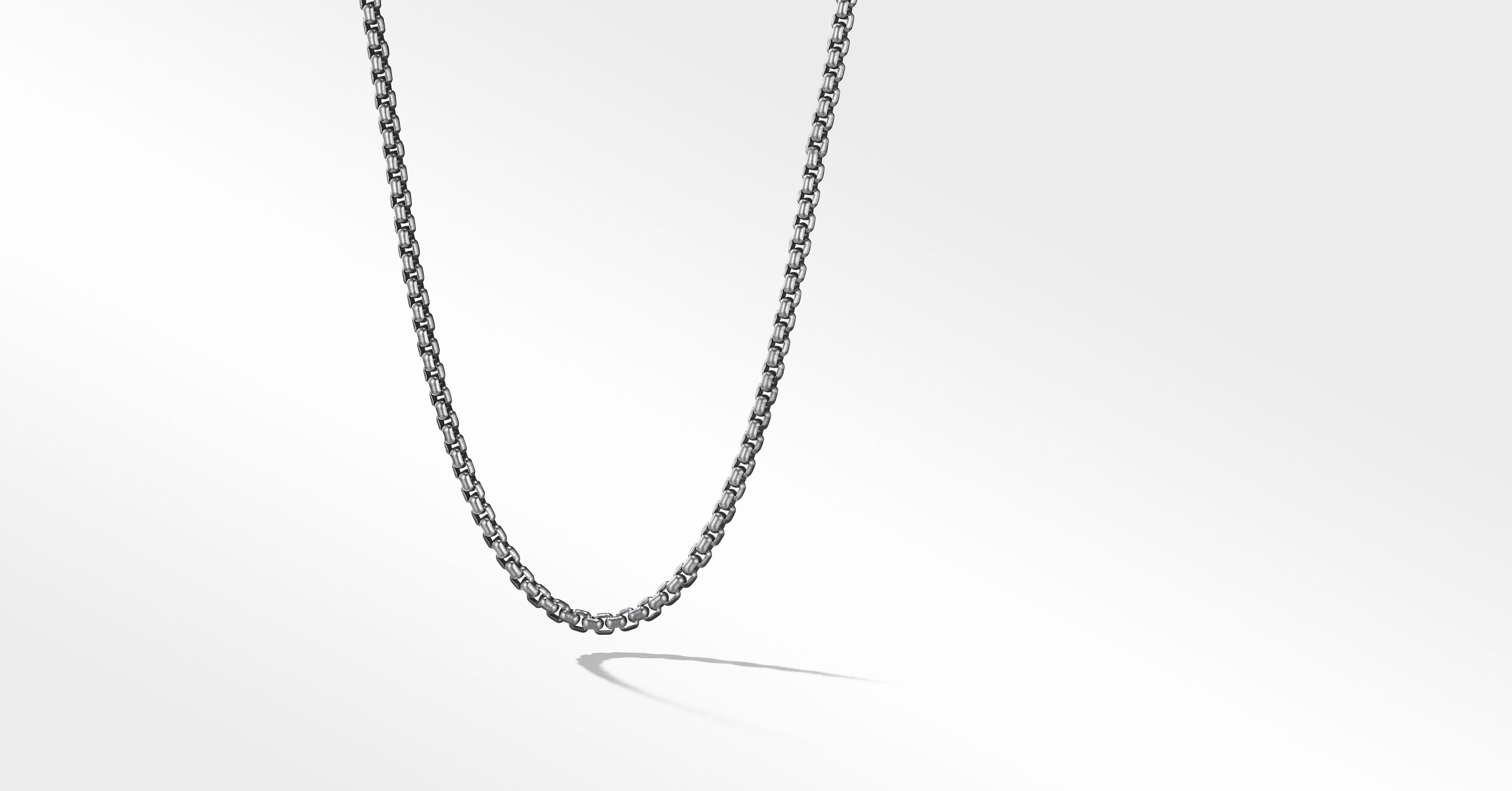 david yurman small box chain necklace 2.7 mm