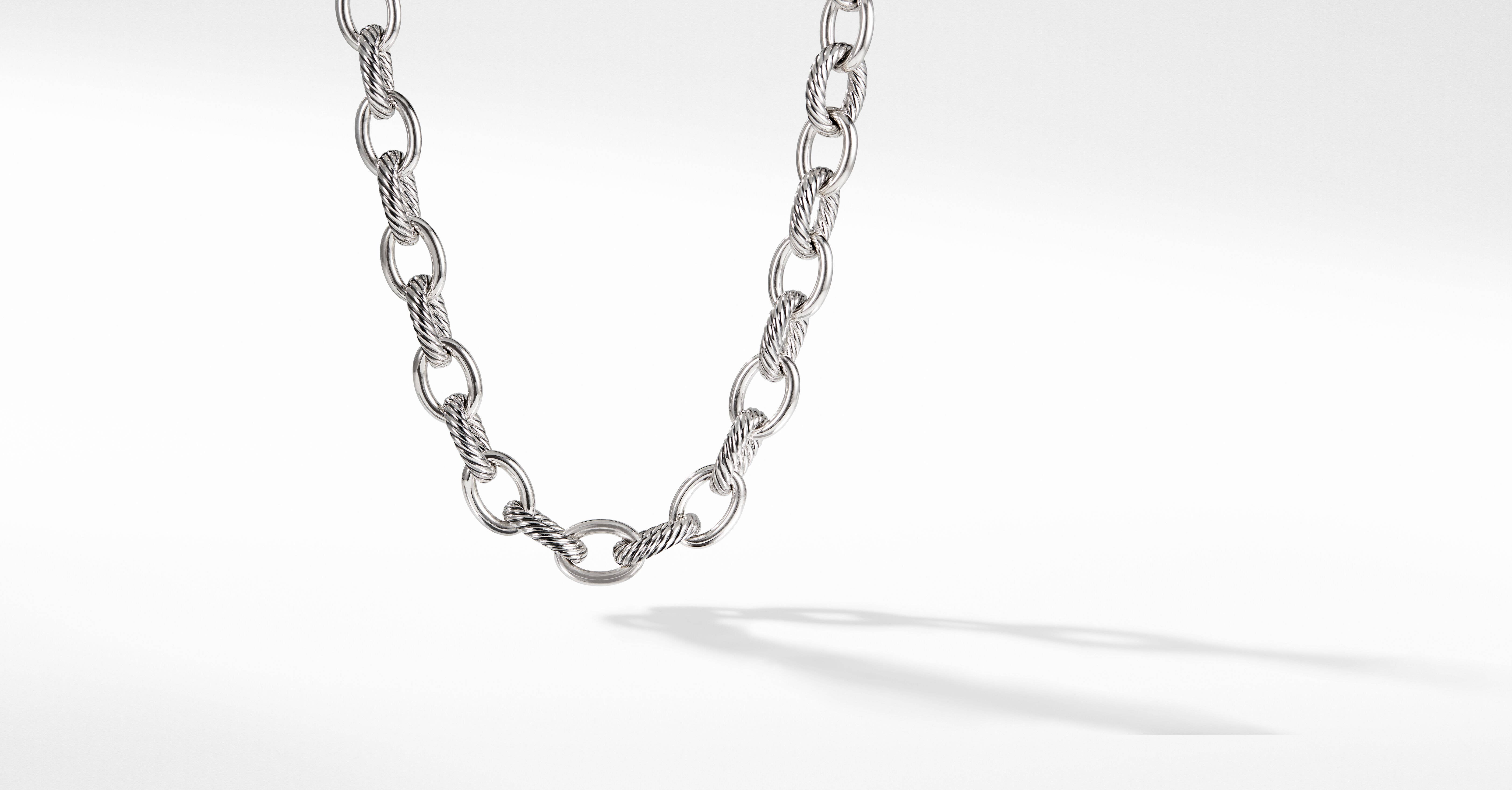 sterling link chain necklace