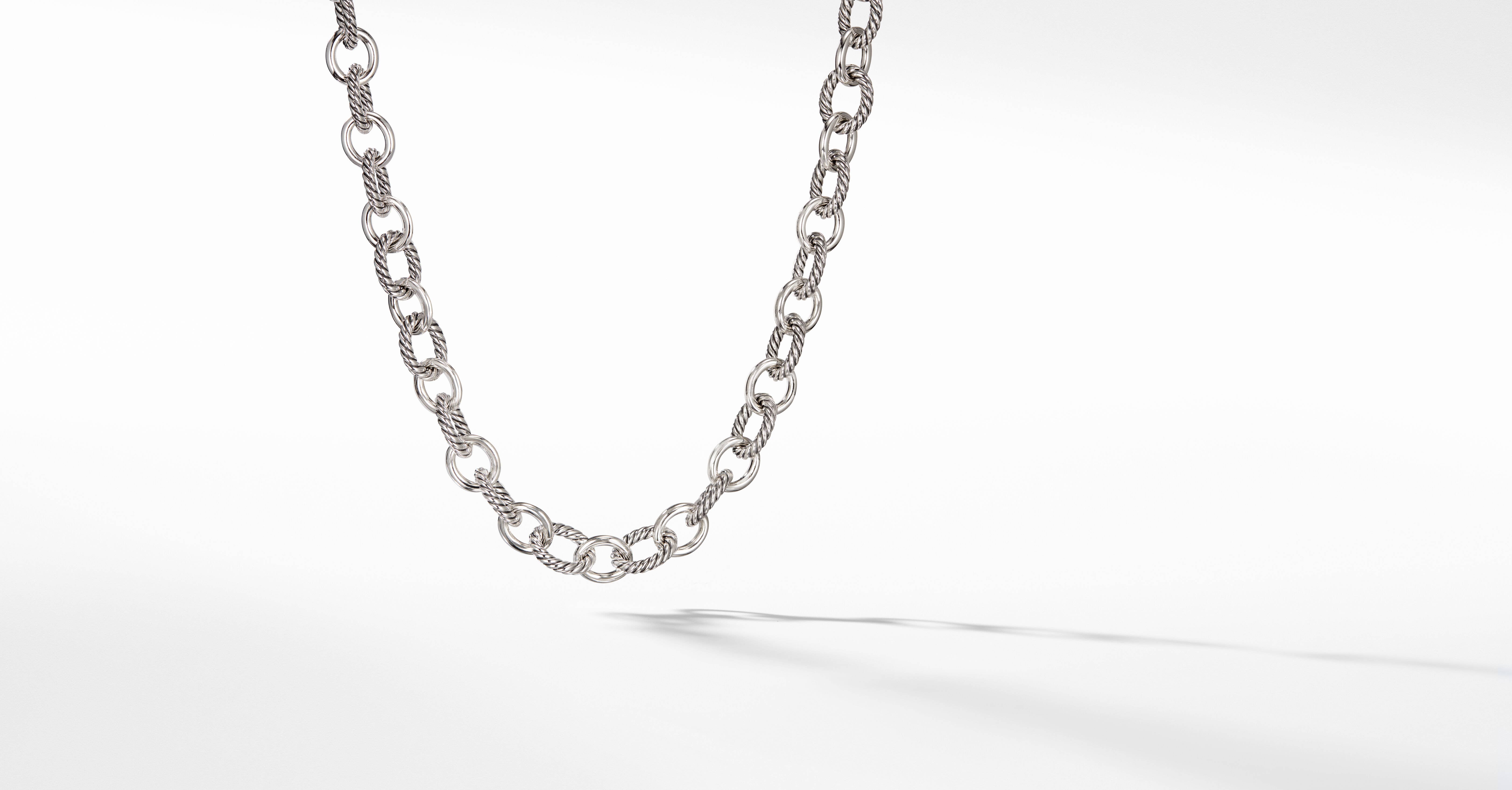 sterling link chain necklace