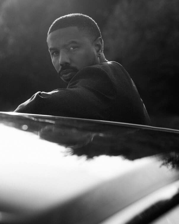 Michael B. Jordan featured in David Yurman's Curb chain campaign.