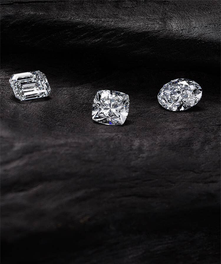 Lexi: Bypass style diamond engagement ring | Ken & Dana