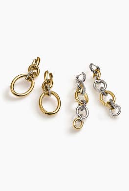 Two David Yurman drop earrings.