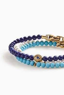 David Yurman spiritual bead bracelets.