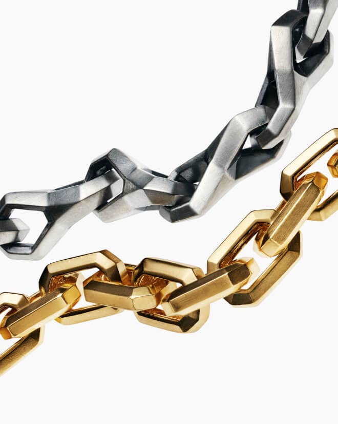 David Yurman's modern chains for men.