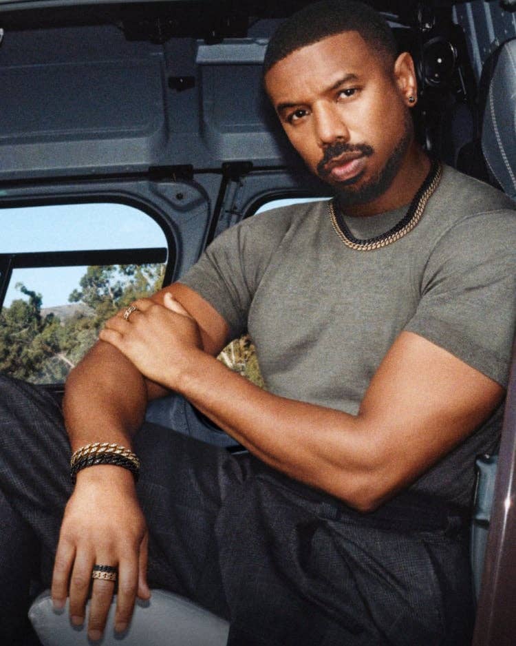 David Yurman brand ambassador Michael B. Jordan.