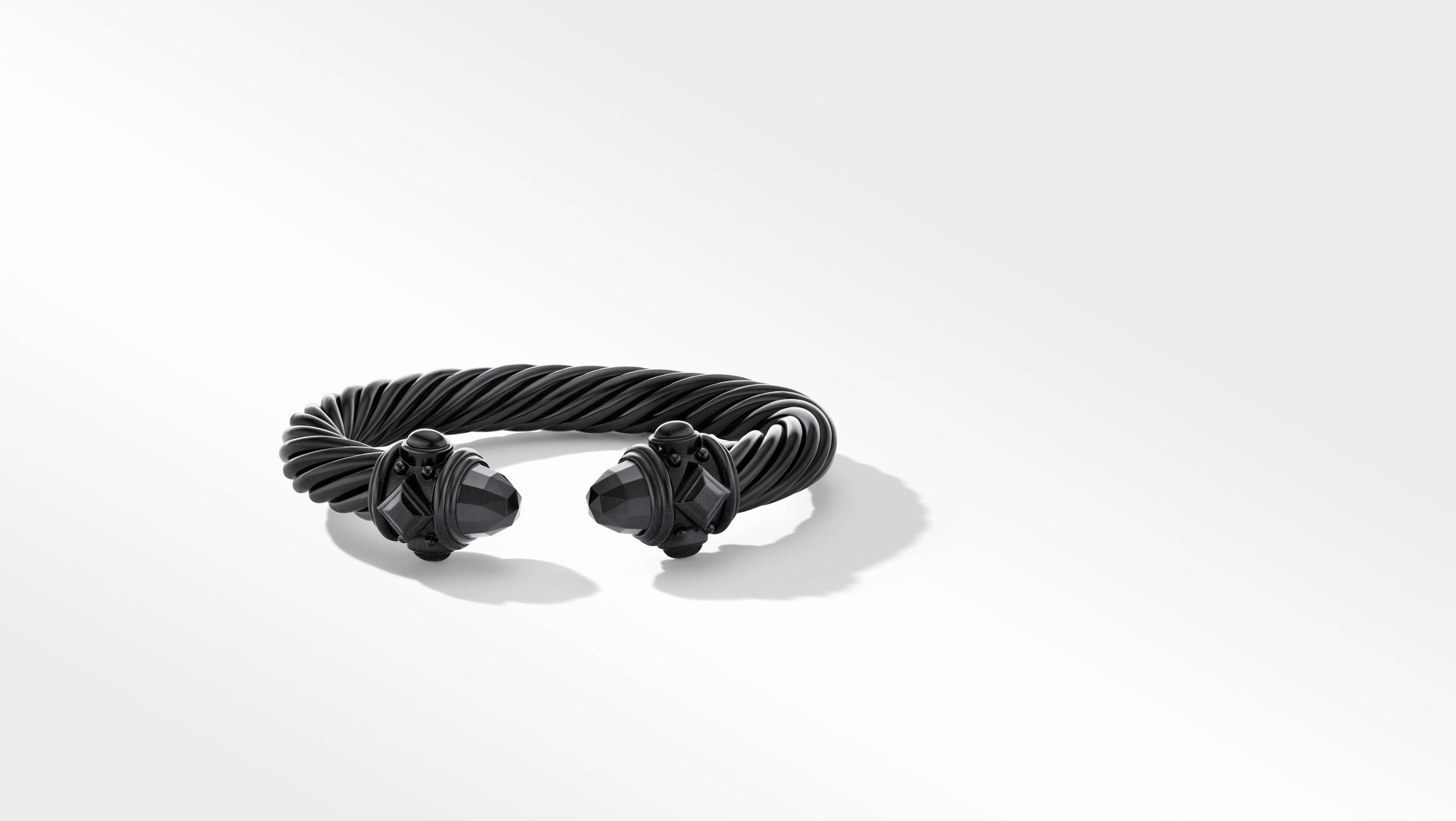 david yurman renaissance black corded bracelet