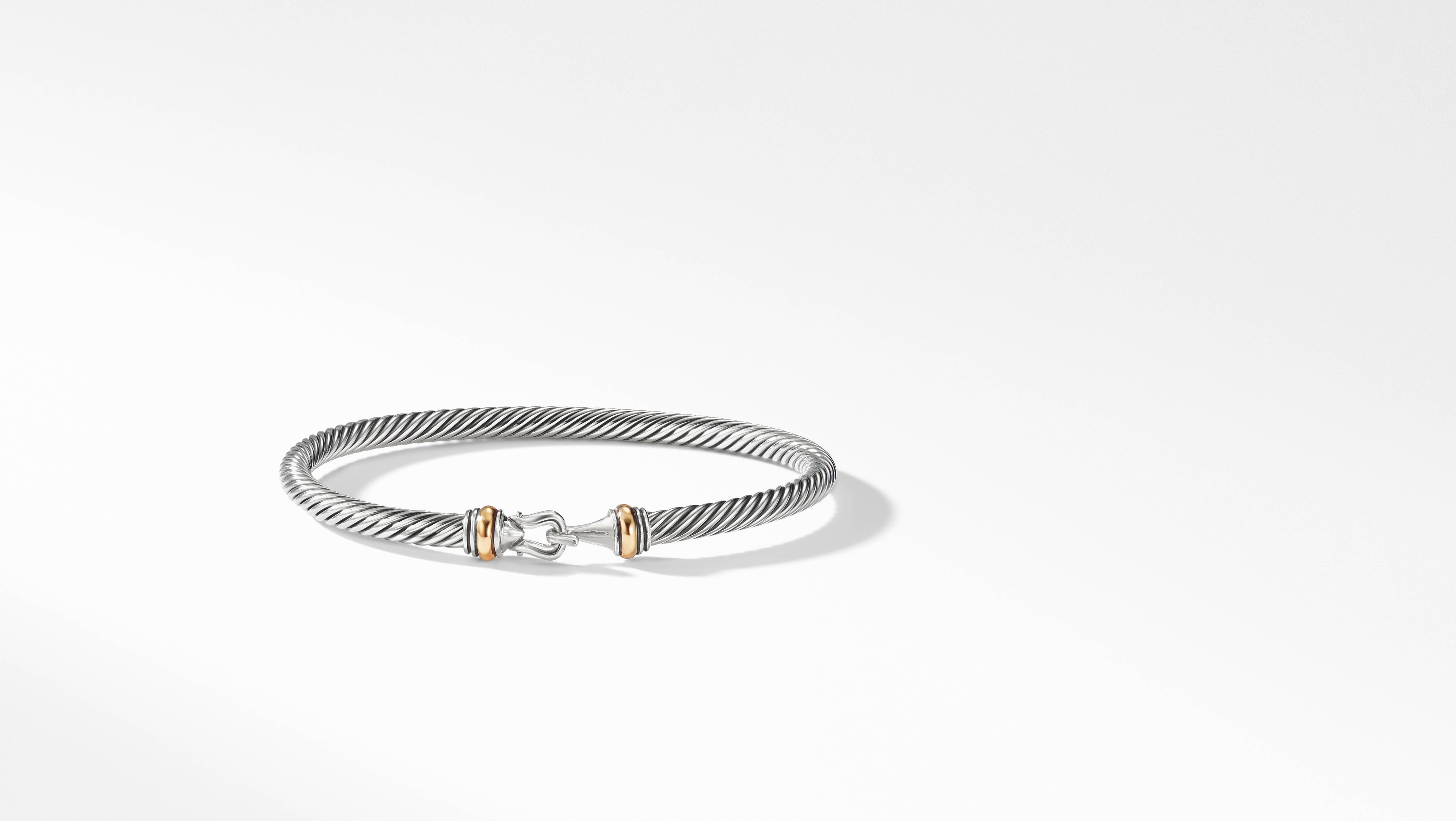 david yurman cable classics bracelet with 18k gold 4mm