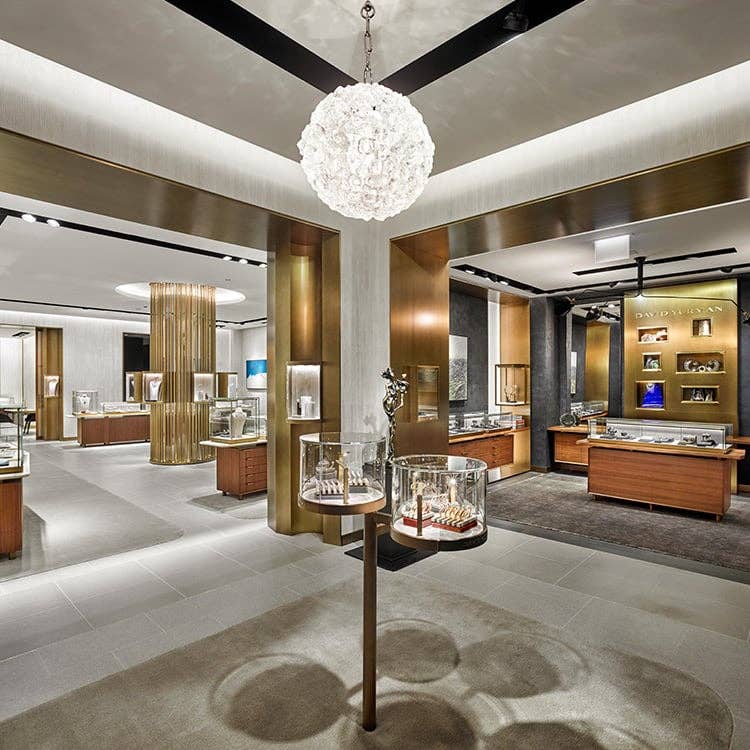 Louis Vuitton, David Yurman, Breitling space for sale on Chicago's